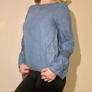 Jean blouse